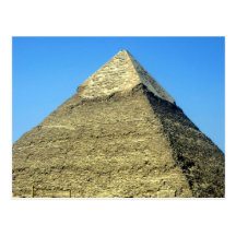 pyramid khafre top postcard