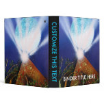Pyramid n Blue planet with light spray painting