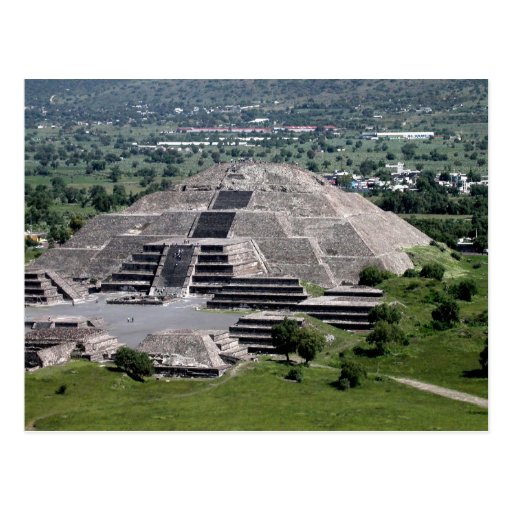 Pyramid of the Moon, Teotihuacan, Mexico Postcard