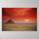 Pyramids of Egypt Through the Stargate Print