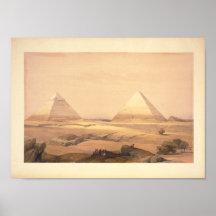 Pyramids of Geezeh Print