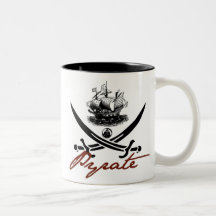 Pyrate Insignia with Ship Mug