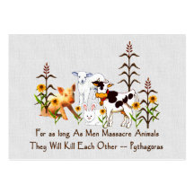Pythagoras Vegetarian quote Business Card Templates