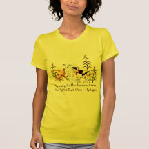 Pythagoras Vegetarian quote Tshirt