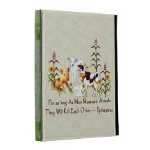 Pythagorus Vegetarian Quote iPad Folio Cases