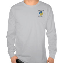 python powered tee shirt