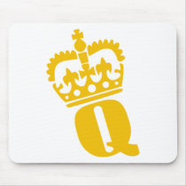Q - Letter - Name Mouse Pad