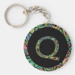 Q Monogram Keychain
