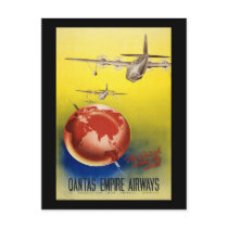 Qantas Empire Airways Postcards