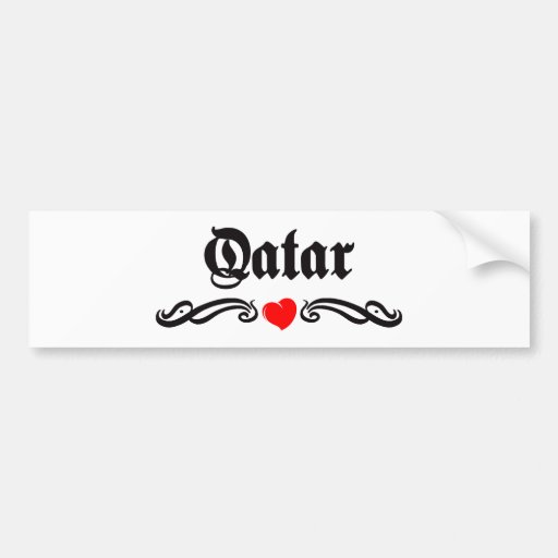 Qatar Bumper Stickers