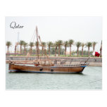 qatari dhow boat post cards