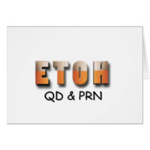 QD et PRN d'ETOH Carte De Vœux
