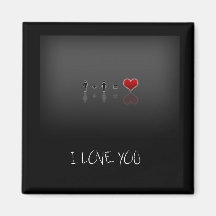 QlMfW1UT[1], I LOVE YOU Refrigerator Magnets