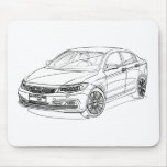 Qoros-3 sedan 2014 mousepads