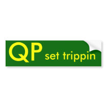 QP simple Bumper Stickers