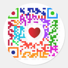 QR-Code Autocollants