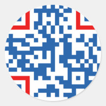 QR-Code-Commonwealth-of-Aus Round Sticker