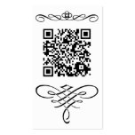 QR code flourish Business Cards