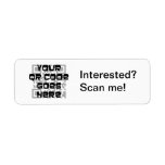 QR Code Sticker or Label