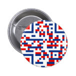 QR-Code-United-States-of-Am Pinback Button