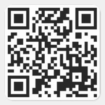 QR - Url Square Stickers