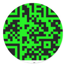 QrRage.com - Your Custom QR Code Round Sticker