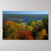 Quabbin Reservoir Foliage New Salem Print
