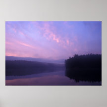 Quabbin Reservoir Potapaug Pond Twilight Print