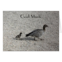Quack March! Greeting Card