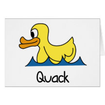 Quack notecards