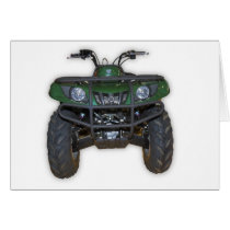 quad bike - atv greeting cards