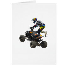quad bike greeting cards