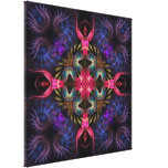 Quadra Angels Fractal Geometry Wrapped Canvas Stretched Canvas Print