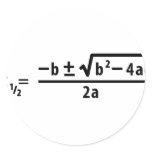 quadratic formula stickers