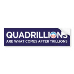Quadrillions Obama Bumper Sticker