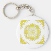 Quadruple Happiness Papercut Key Chain
