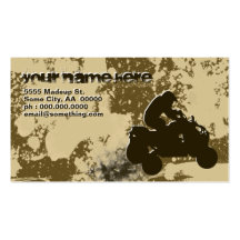 quads : dirt trail : business card templates