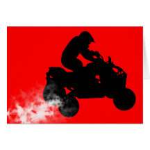 quads. greeting card