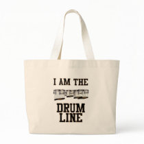 Quads: I Am The Drum Line Canvas Bags