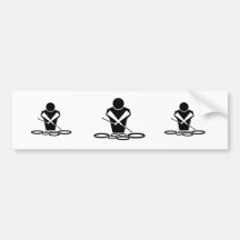 Quads - Tenor Drums - Squints Bumper Stickers
