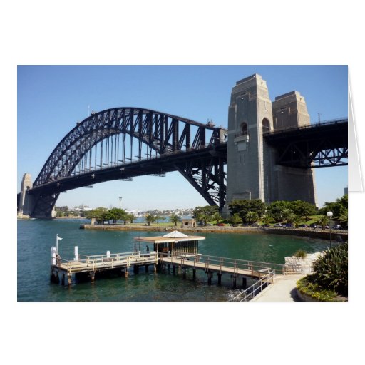 quai de pont de Sydney Cartes De Vœux