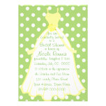 Quaint Bridal Dress Invitation