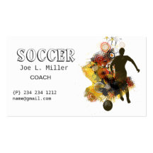 Qualifications de pratique fonctionnantes de footb modèles de cartes de visite