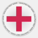 Qualified First Aider Medical Aid Sticker