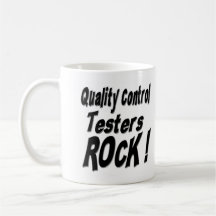 Quality Control Testers Rock! Mug
