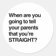Quand êtes vous allant dire vos parents vous êtes  adhésifs