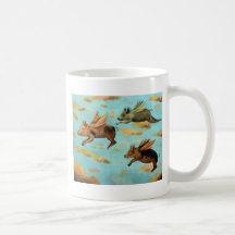 Quand les porcs volent tasses à café