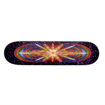 Quand panneau de patin des étoiles Collide2 Plateau De Skateboard
