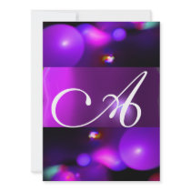 QUANTUM BUBBLE MONOGRAM  purple