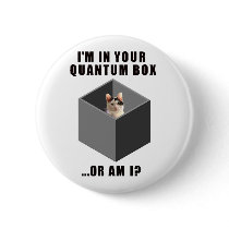 Quantum Cat Pinback Buttons
